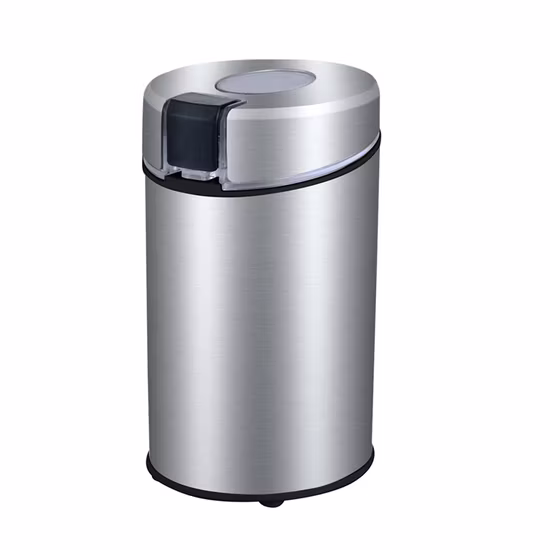 A la venta, molinillo de café eléctrico pequeño de alta calidad, automático, de acero inoxidable, para el hogar y la Oficina