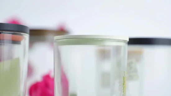 Dispensador de botellas de vidrio de aceite de coco de botella de vidrio de vinagre de aceite de oliva de cocina de grado alimenticio