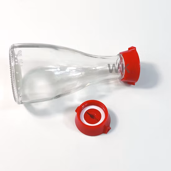 Juego de botellas de salsa de soja transparentes y fáciles de verter para aceite y vinagre, dispensadores de condimentos con vinagrera multifunción